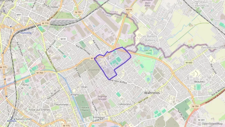 Maison 71 m² cinq pièces à vendre à Wattrelos