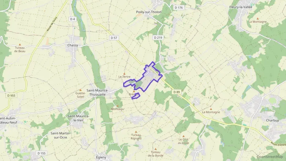 Maison 88 m² quatre pièces à vendre à Poilly-sur-Tholon Maison 88 m² quatre pièces à vendre à Poilly-sur-Tholon