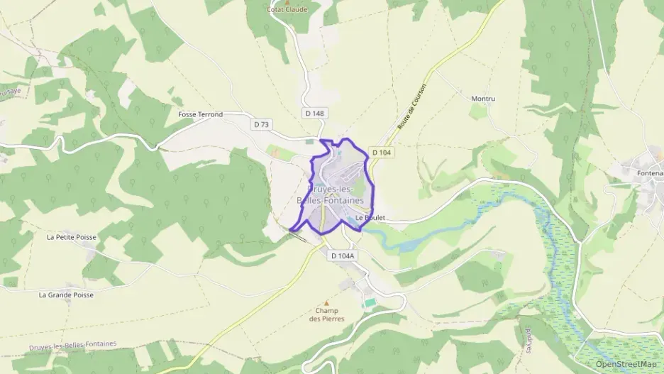 Maison 50 m² deux pieces à vendre à Druyes-les-Belles-Fontaines