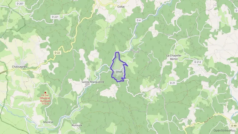 Maison 100 m² cinq pièces à vendre à Josat