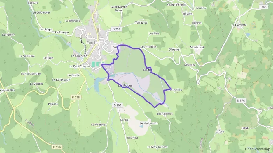 Maison 65 m² trois pièces à vendre à Cunlhat