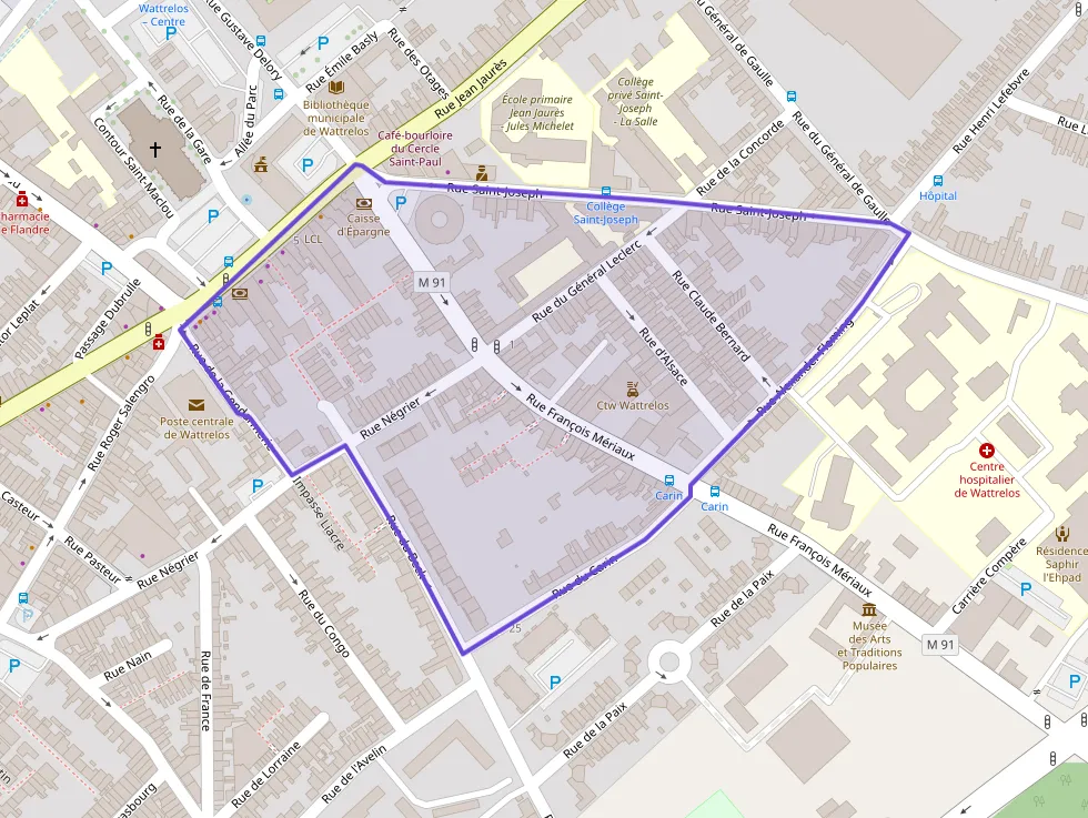 Maison 60 m² quatre pièces à vendre à Wattrelos