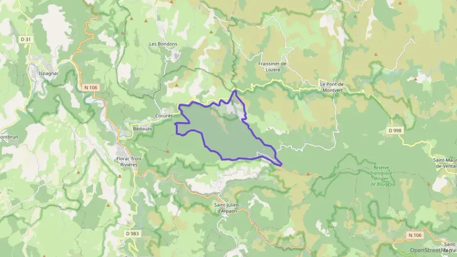 Maison 62 m² trois pièces à vendre à Bédouès-Cocurès Maison 62 m² trois pièces à vendre à Bédouès-Cocurès