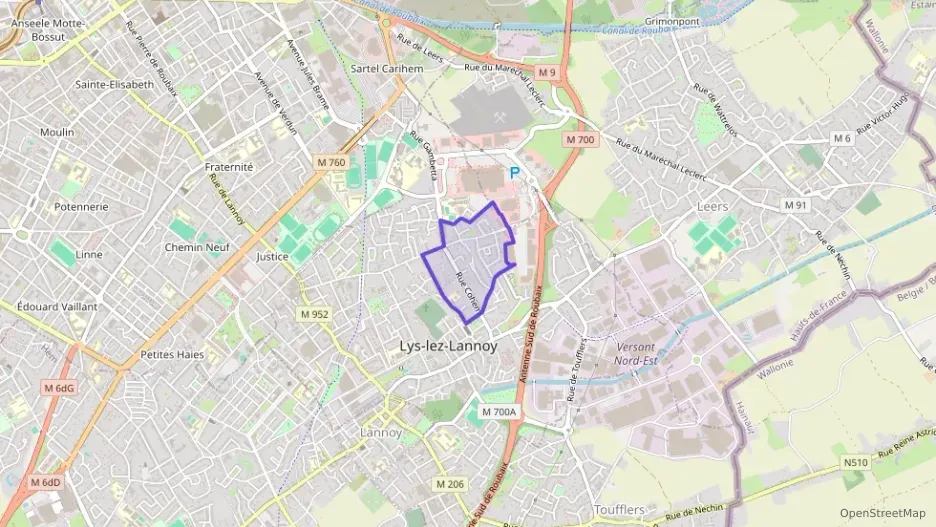 Maison 83 m² cinq pièces à vendre à Lys-lez-Lannoy