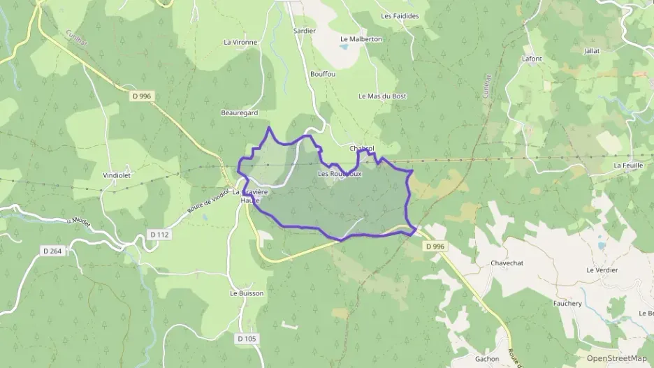 Maison 70 m² trois pièces à vendre à Cunlhat