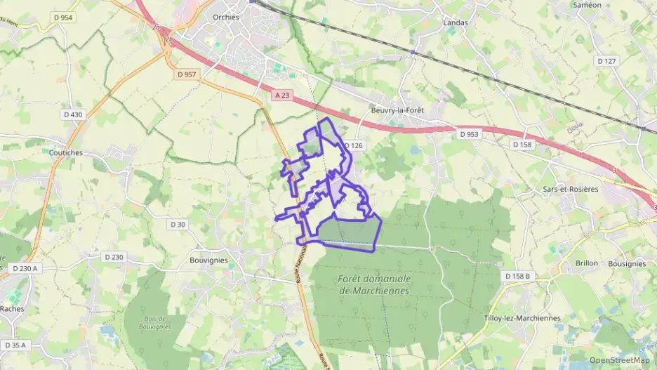 Maison 100 m² cinq pièces à vendre à Beuvry-la-Forêt