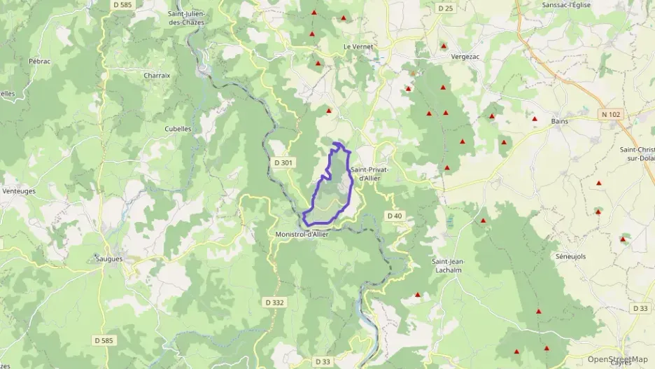Maison 84 m² quatre pièces à vendre à Saint-Privat-d`Allier