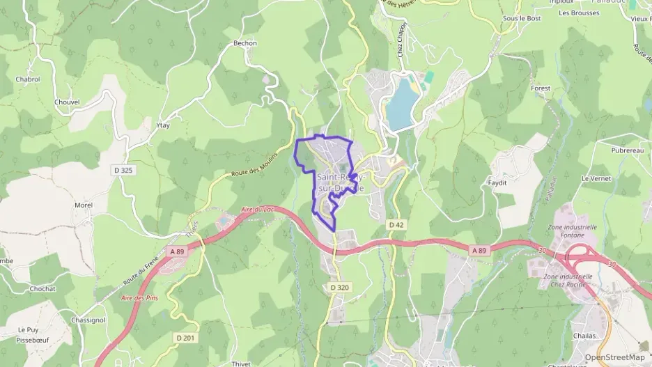 Maison 100 m² six pièces à vendre à Saint-Rémy-sur-Durolle