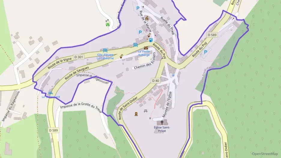 Maison 72 m² quatre pièces à vendre à Saint-Privat-d`Allier Maison 72 m² quatre pièces à vendre à Saint-Privat-d`Allier