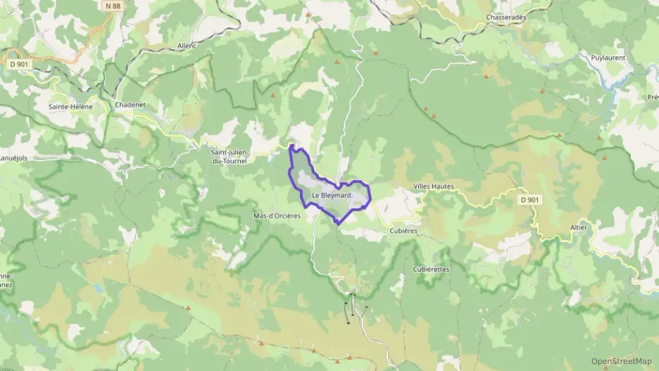 Maison 65 m² trois pièces à vendre à Mont Lozère et Goulet