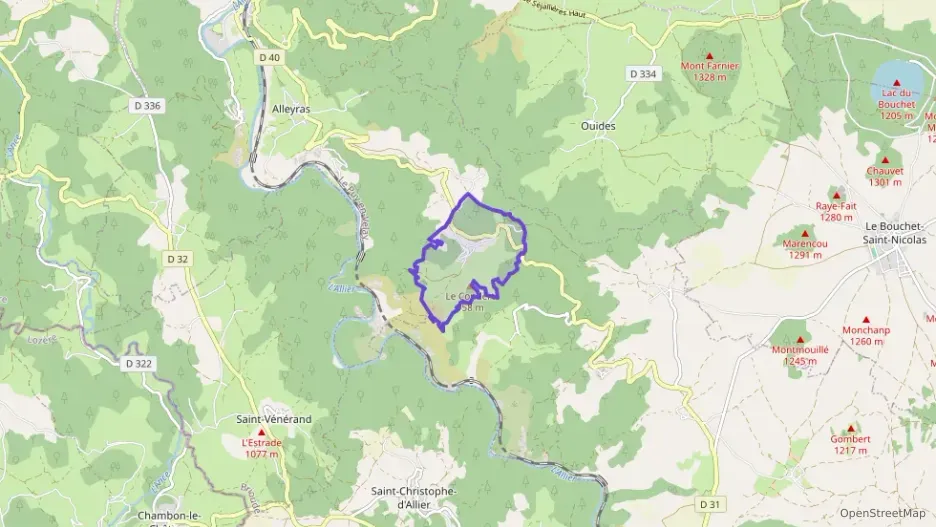 Maison 60 m² deux pieces à vendre à Alleyras Maison 60 m² deux pieces à vendre à Alleyras