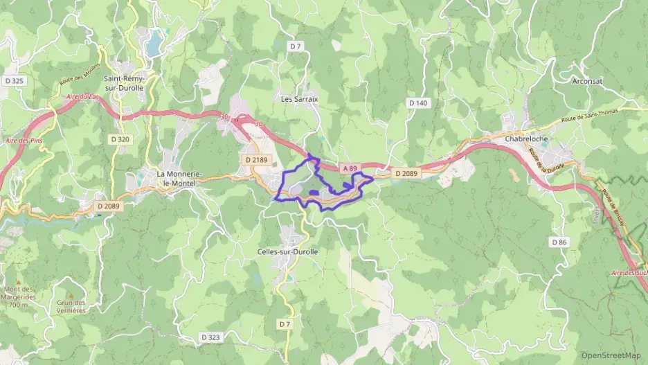 Maison 62 m² trois pièces à vendre à Celles-sur-Durolle