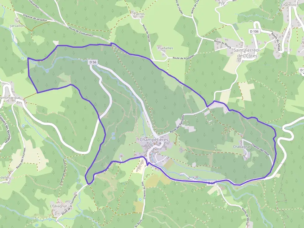 Maison 60 m² trois pièces à vendre à Champétières