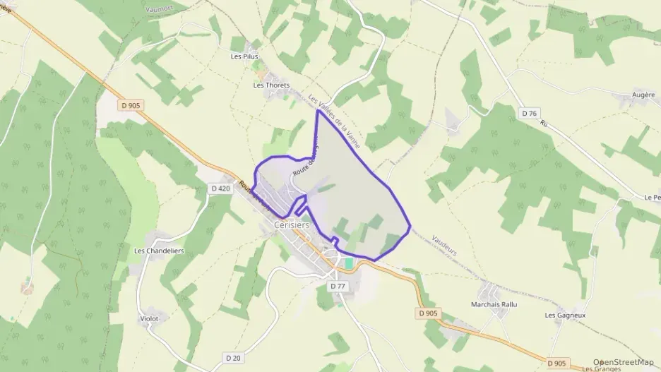 Maison 65 m² trois pièces à vendre à Cerisiers