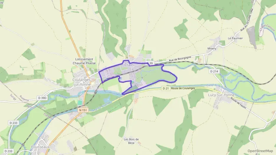 Maison 94 m² quatre pièces à vendre à Crain