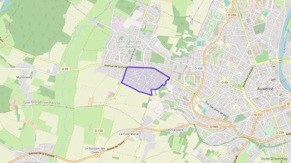 Maison 76 m² trois pièces à vendre à Saint-Georges-sur-Baulche