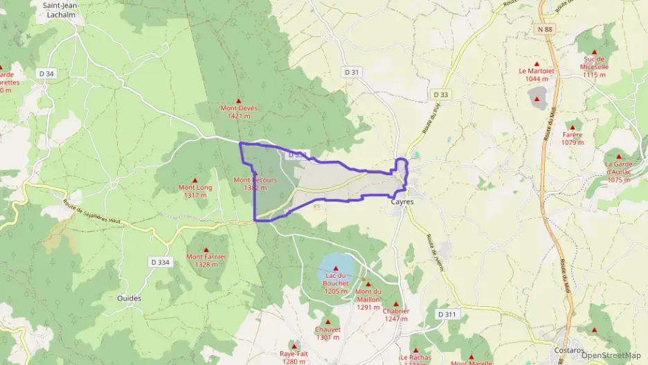 Maison 90 m² quatre pièces à vendre à Cayres