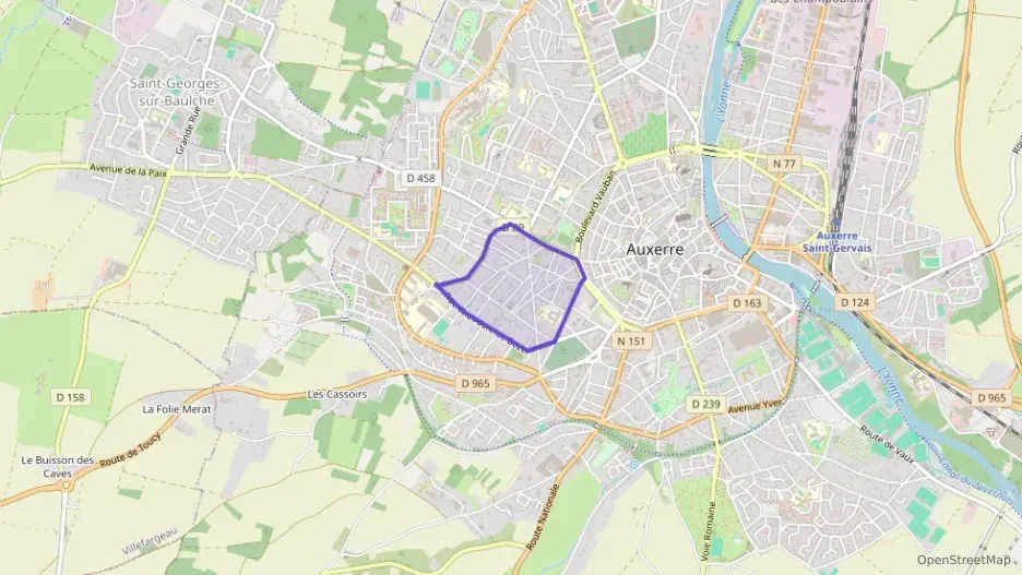 Maison 60 m² quatre pièces à vendre à Auxerre