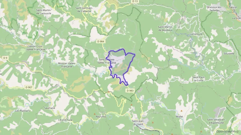 Maison 97 m² cinq pièces à vendre à Saint-Étienne-Vallée-Française Maison 97 m² cinq pièces à vendre à Saint-Étienne-Vallée-Française