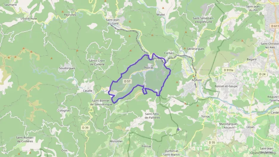 Maison 105 m² quatre pièces à vendre à Thoiras Maison 105 m² quatre pièces à vendre à Thoiras