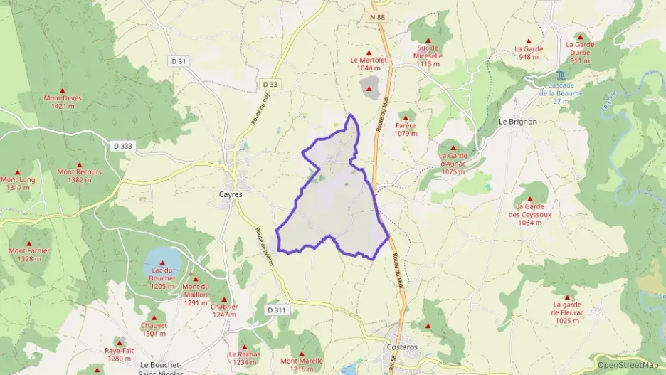 Maison 80 m² quatre pièces à vendre à Cayres