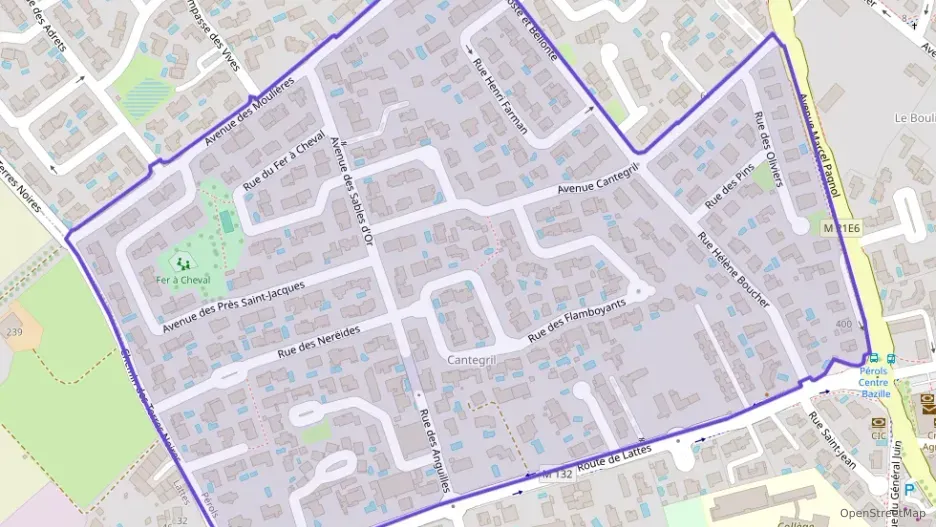 Maison 92 m² quatre pièces à vendre à Pérols Maison 92 m² quatre pièces à vendre à Pérols