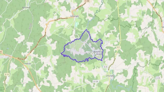 Maison 70 m² quatre pièces à vendre à Beaune-sur-Arzon