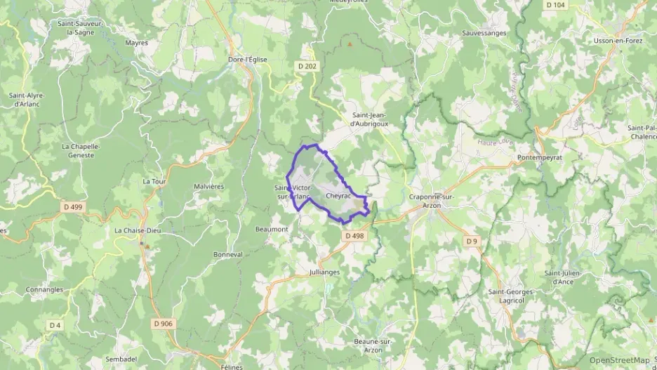 Maison 100 m² quatre pièces à vendre à Saint-Victor-sur-Arlanc