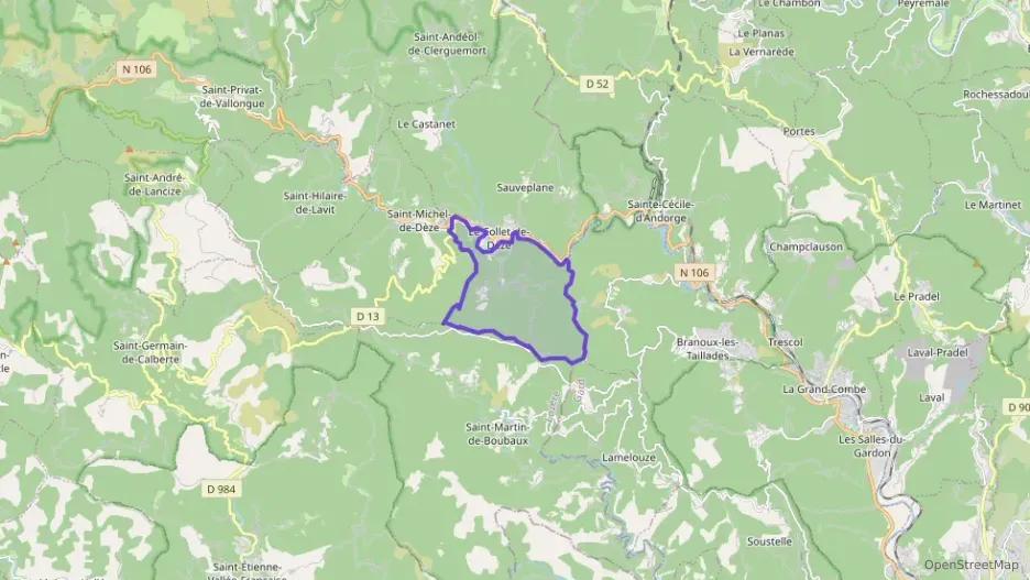 Maison 160 m² cinq pièces à vendre à Le Collet-de-Dèze Maison 160 m² cinq pièces à vendre à Le Collet-de-Dèze