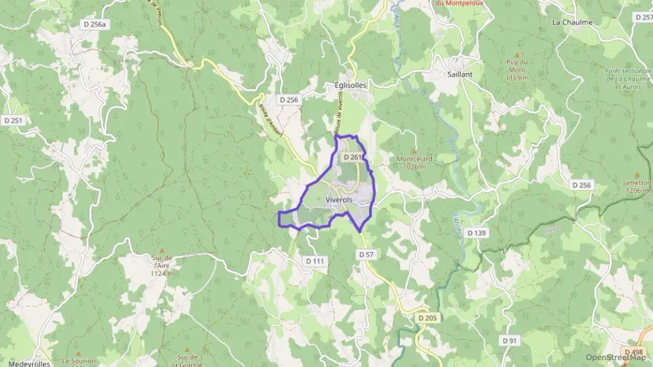 Maison 92 m² quatre pièces à vendre à Viverols Maison 92 m² quatre pièces à vendre à Viverols