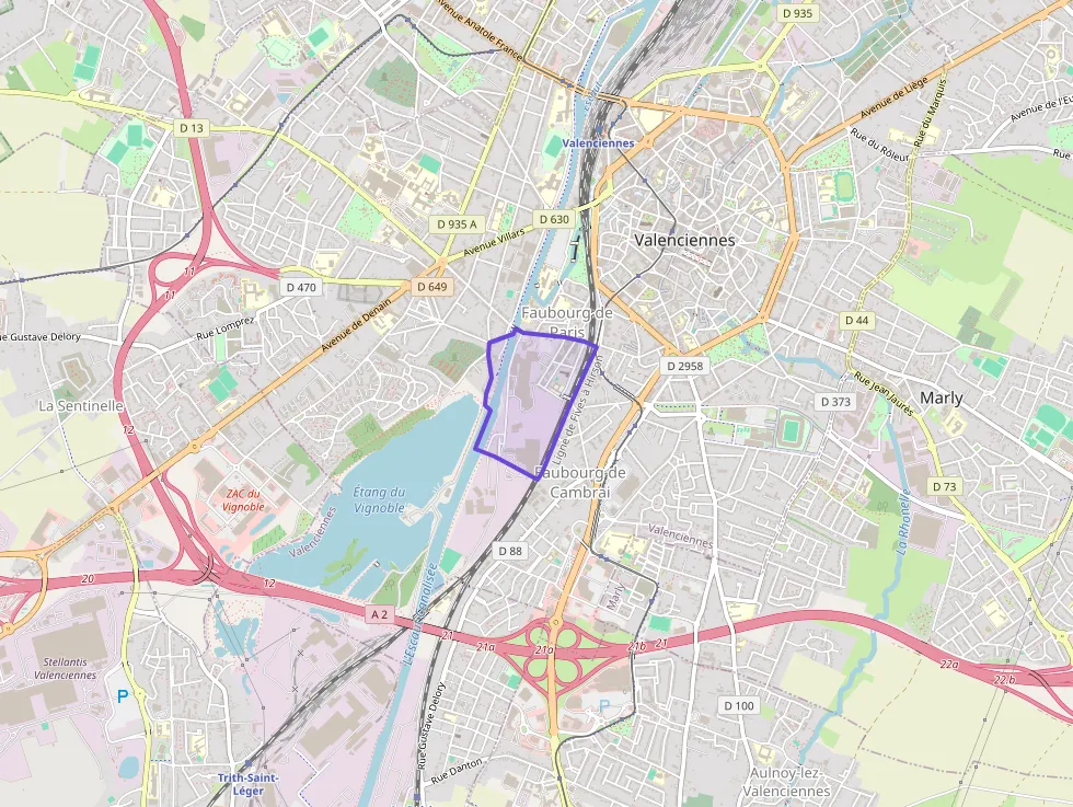 Maison 93 m² quatre pièces à vendre à Valenciennes