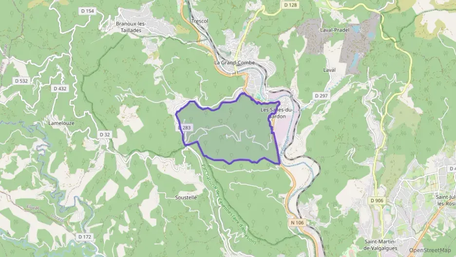 Maison 86 m² quatre pièces à vendre à Les Salles-du-Gardon
