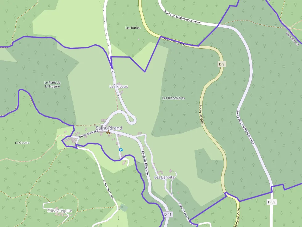 Maison 88 m² quatre pièces à vendre à Saint-Rirand