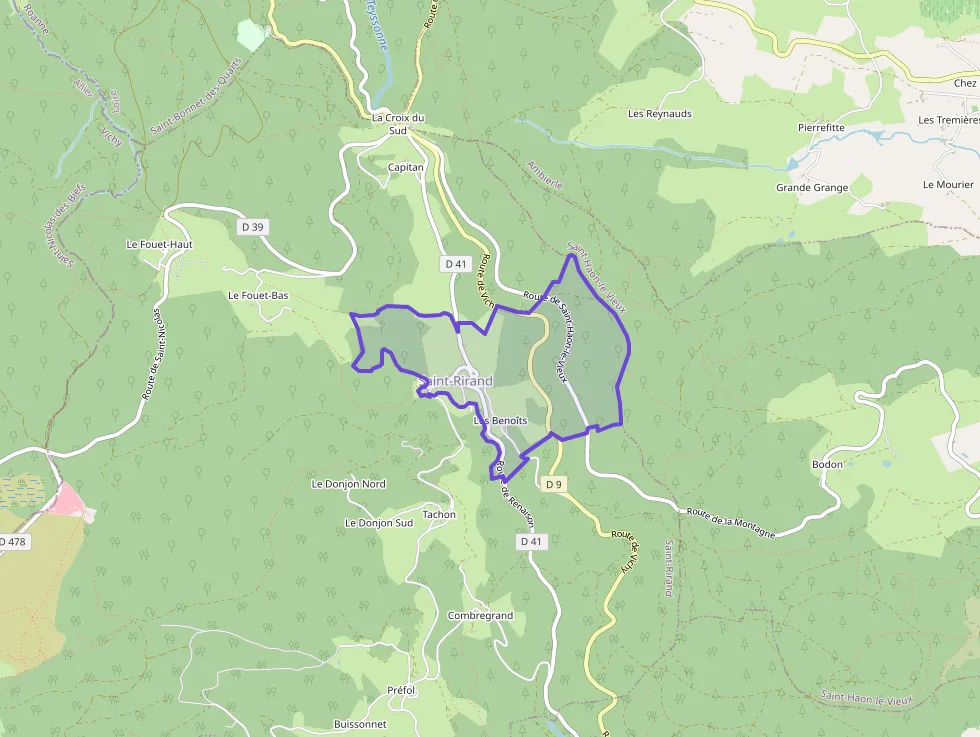 Maison 88 m² quatre pièces à vendre à Saint-Rirand