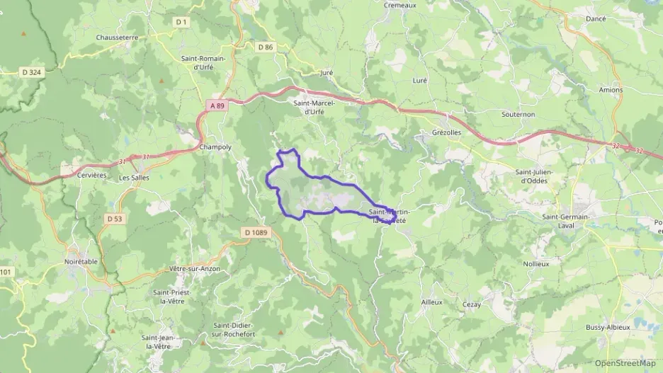 Maison 80 m² trois pièces à vendre à Saint-Martin-la-Sauveté