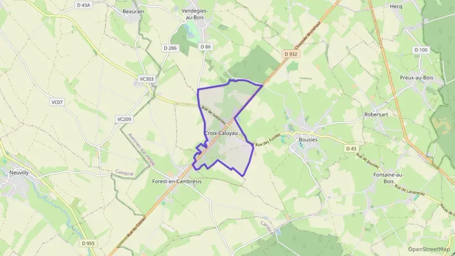 Maison 150 m² quatre pièces à vendre à Croix-Caluyau Maison 150 m² quatre pièces à vendre à Croix-Caluyau