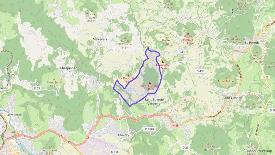 Maison 67 m² quatre pièces à vendre à Saint-Étienne-Lardeyrol
