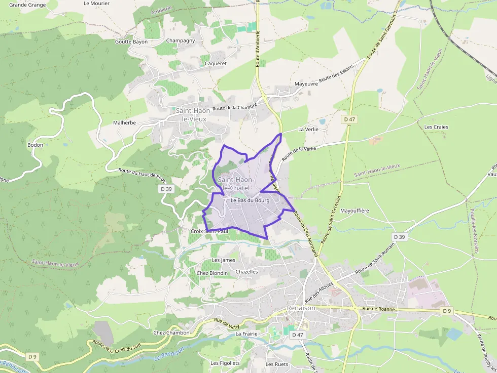 Maison 90 m² trois pièces à vendre à Saint-Haon-le-Châtel Maison 90 m² trois pièces à vendre à Saint-Haon-le-Châtel