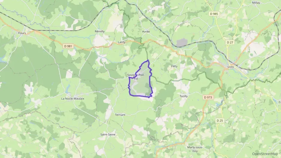 Maison 95 m² trois pièces à vendre à Savigny-Poil-Fol