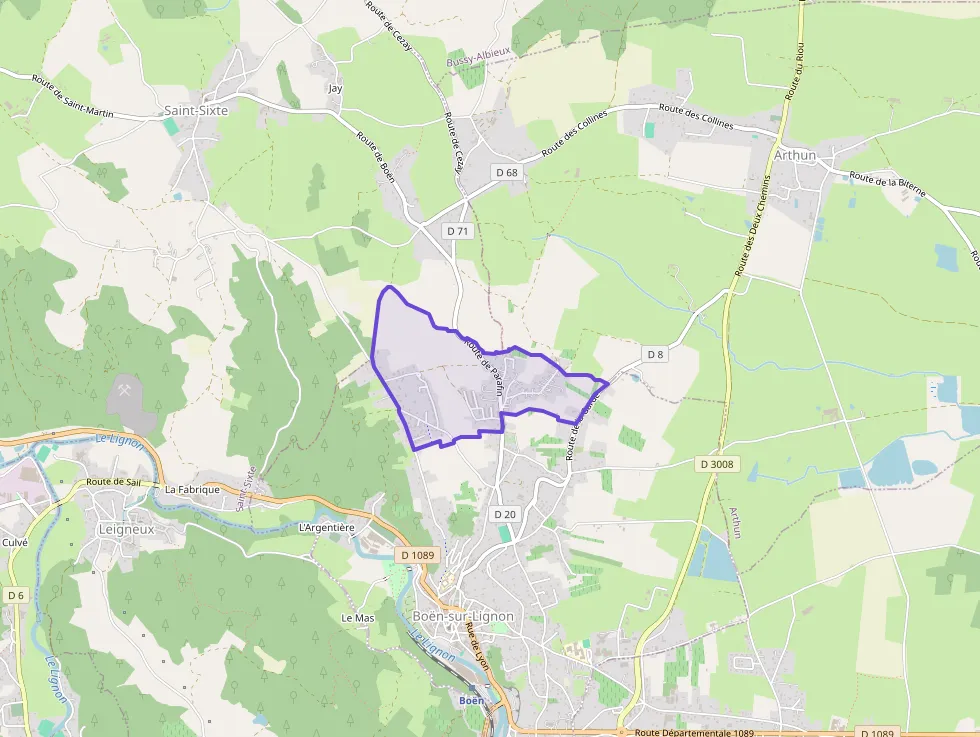 Maison 80 m² quatre pièces à vendre à Boën-sur-Lignon