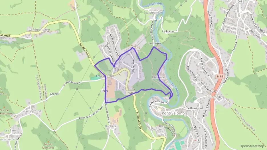 Maison 95 m² quatre pièces à vendre à Pont-Salomon Maison 95 m² quatre pièces à vendre à Pont-Salomon