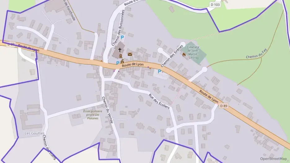 Maison 100 m² quatre pièces à vendre à Saint-Martin-Lestra Maison 100 m² quatre pièces à vendre à Saint-Martin-Lestra