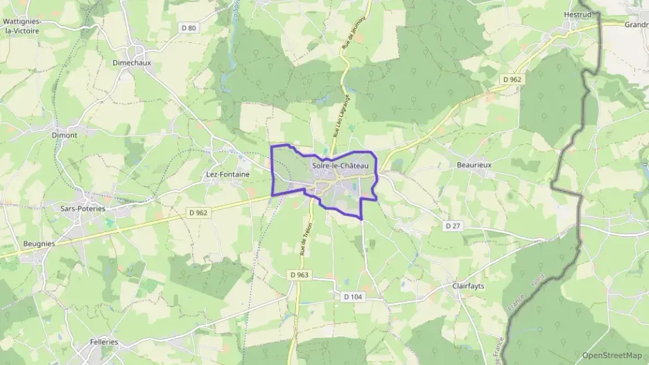 Maison 58 m² trois pièces à vendre à Solre-le-Château