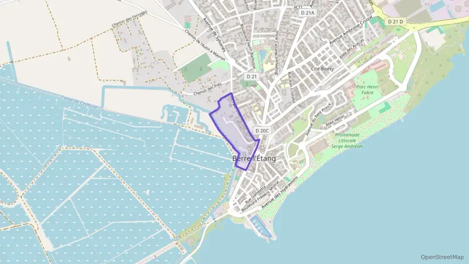 Maison 90 m² quatre pièces à vendre à Berre-l`Étang