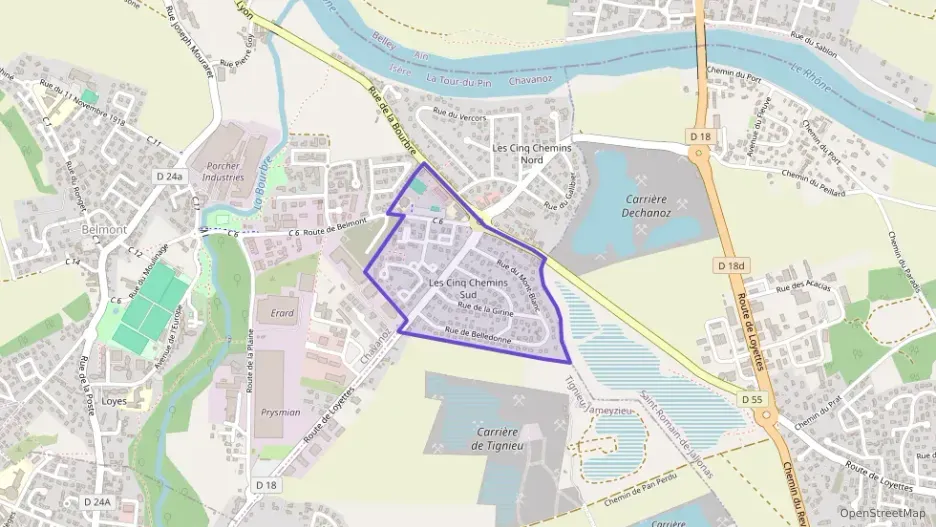 Maison 96 m² cinq pièces à vendre à Chavanoz