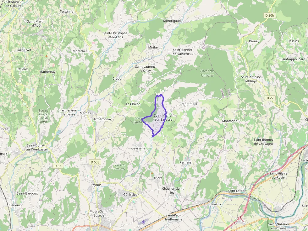 Maison 79 m² quatre pièces à vendre à Saint-Michel-sur-Savasse