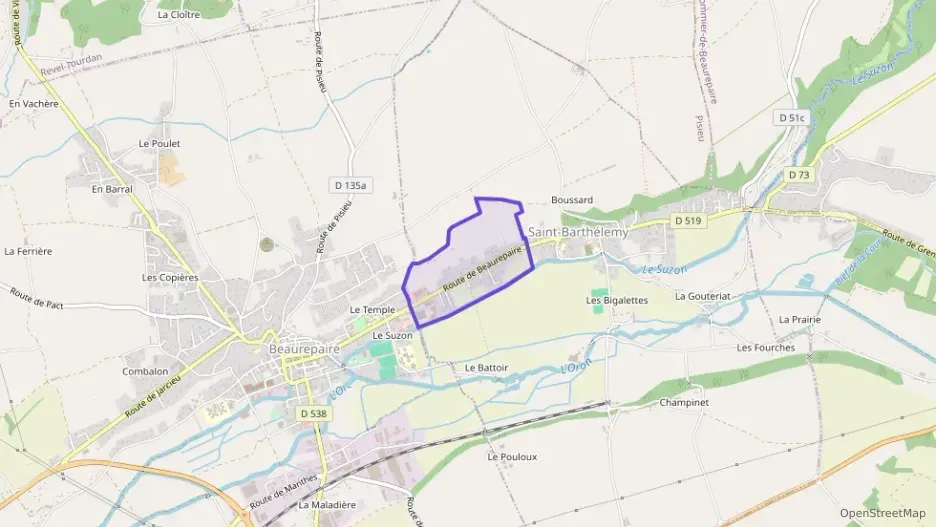 Maison 66 m² quatre pièces à vendre à Saint-Barthélemy