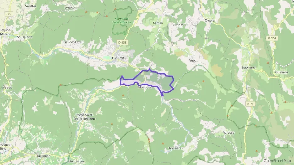 Maison 145 m² cinq pièces à vendre à Montjoux Maison 145 m² cinq pièces à vendre à Montjoux