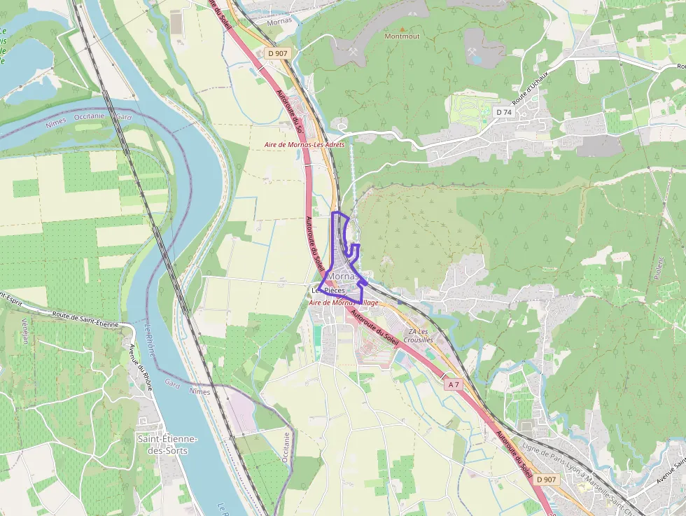 Maison 65 m² trois pièces à vendre à Mornas