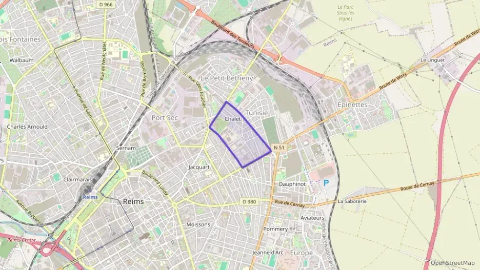 Maison 62 m² quatre pièces à vendre à Reims